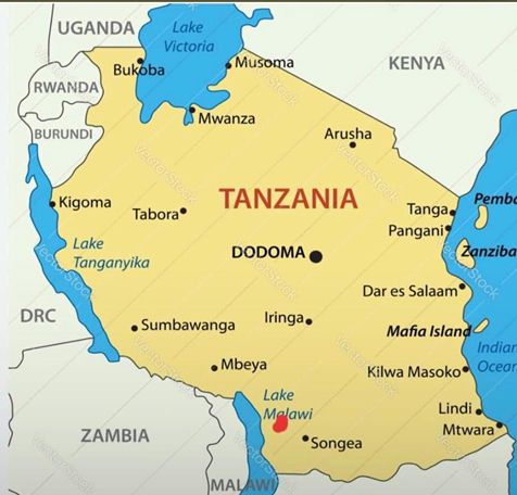 Karte Tansania